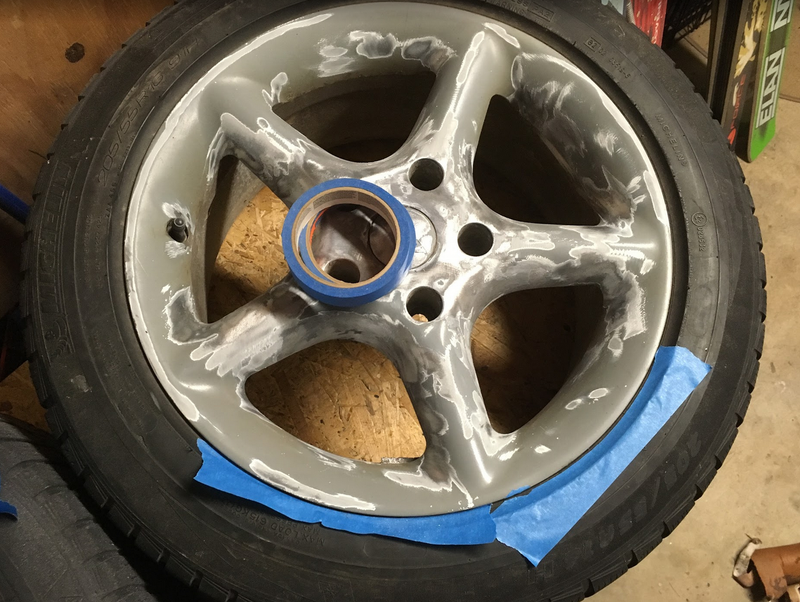 I tried running a knife along the edge of the wheel to cut the tape to shape, but it leaves a gap....